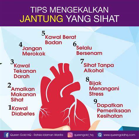 tips mengekalkan kesihatan jantung